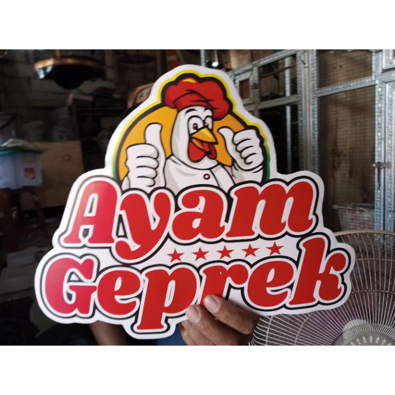 Jual Stiker Gerobak Stiker Kaca Etalase Stiker Nama Toko Nama Usaha