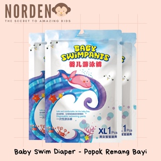Pampers Splashers Baby Shark Edition Size 3-4, 6kg-11kg, 12 Disposable Swim  Nappy Pants
