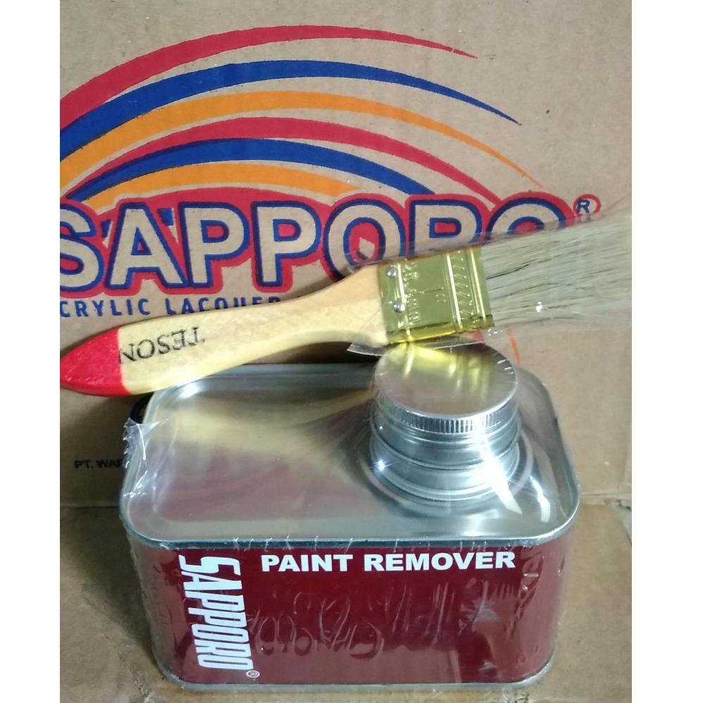 Jual Kemasan Baru Paket Paint Remover Sapporo 250 ml untuk di bahan