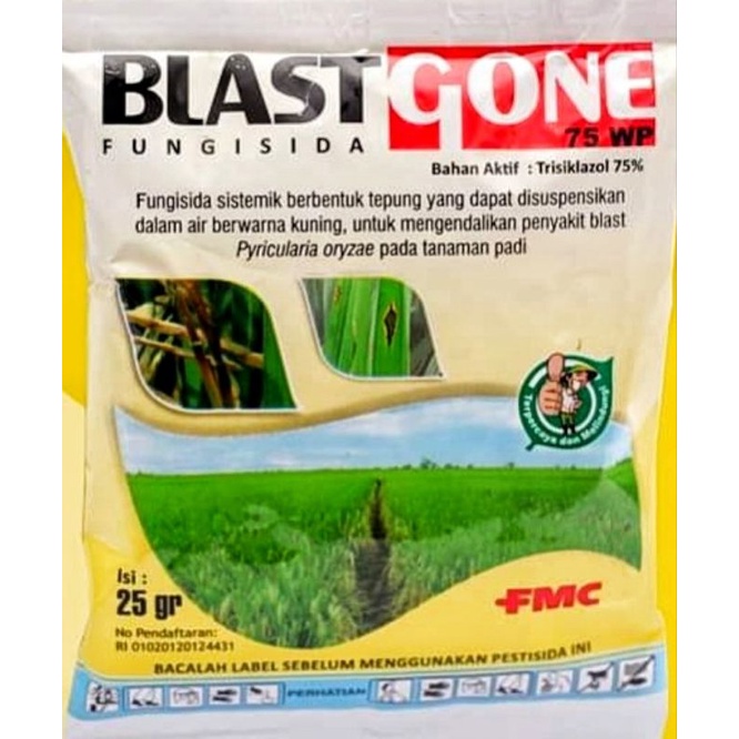 Jual Blastgone 75 Wp Fungisida Anti Blast Daun Padi And Anti Kuning Daun