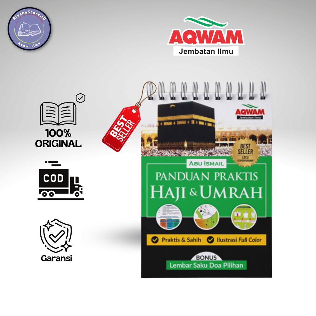 Jual Buku Panduan Praktis Haji Dan Umrah Full Color Aqwam Shopee