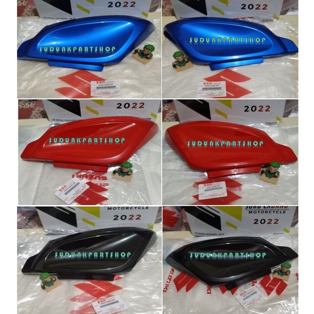 Jual cover tangki suzuki gsx r150 gsx r 150 biru hitam doff merah hitam ...