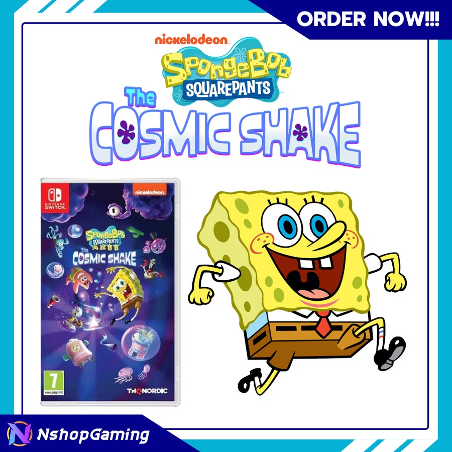 Jual Spongebob Squarepants: The Cosmic Shake Nintendo Switch/Kaset ...