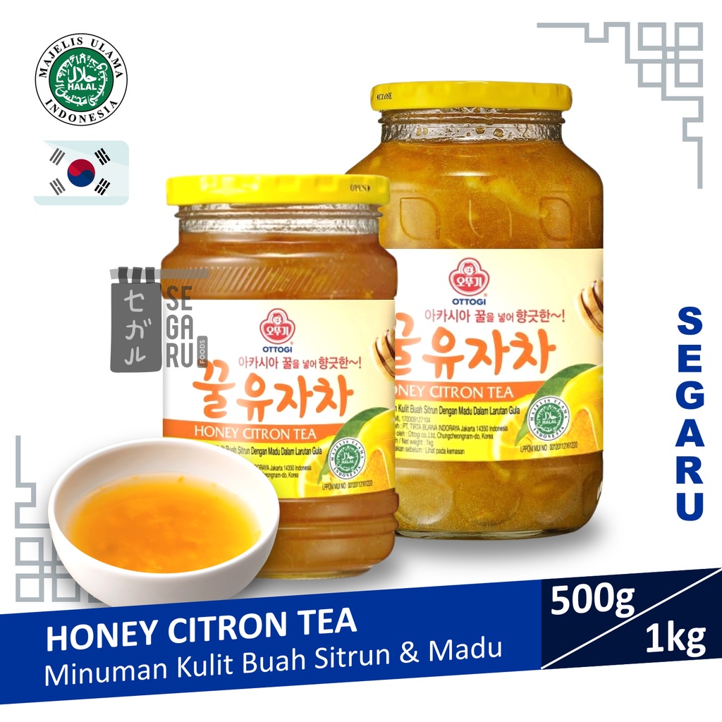 Jual Ottogi Honey Citron Tea Yuzu Korea Yujacha Korea Halal Mui Shopee Indonesia 9387