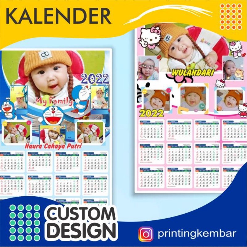 Jual KALENDER DINDING CUSTOM FOTO 2023 | Shopee Indonesia