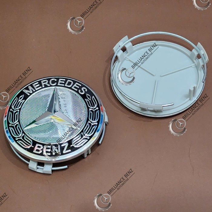 Jual DOP VELG RODA EMBLEM MERCEDES BENZ MERCY 75MM CLASSIC EDITION ...