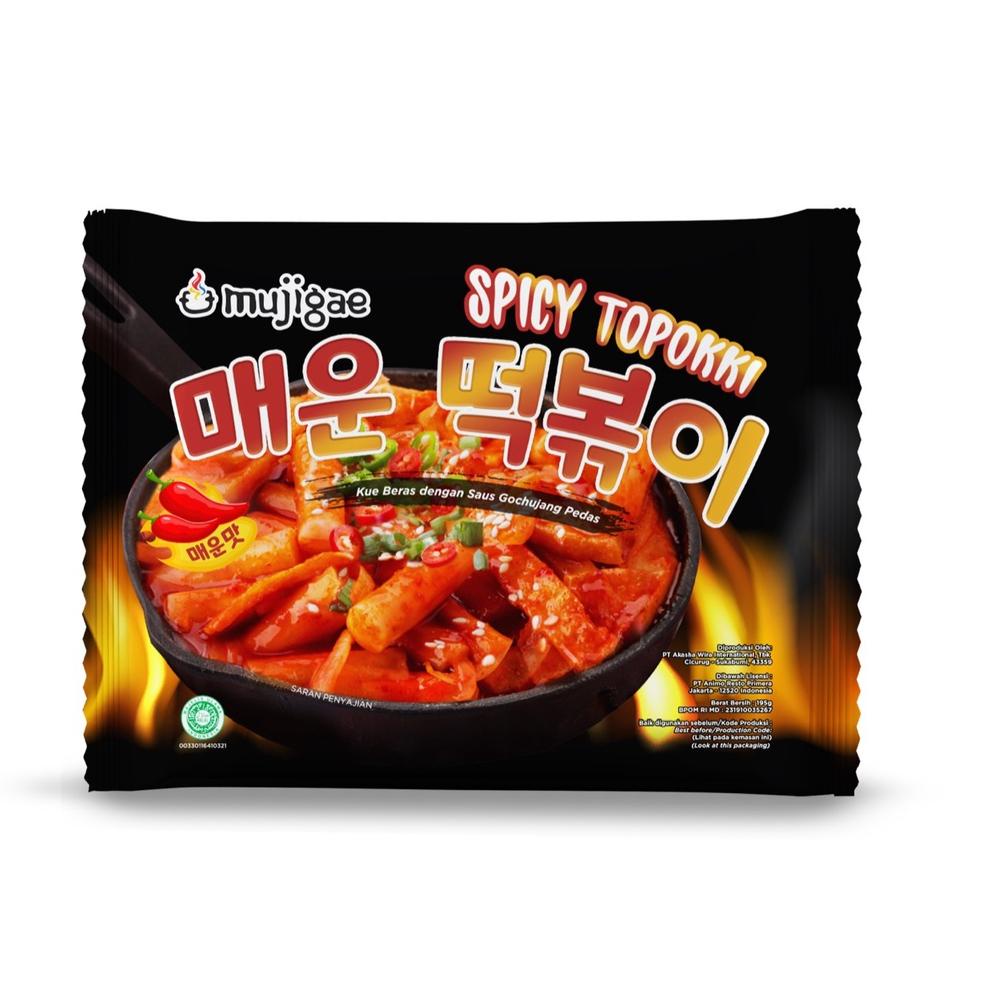 Jual Best Mujigae Spicy Topokki 195 gr / Tteokbokki Instan / Tokpoki ...