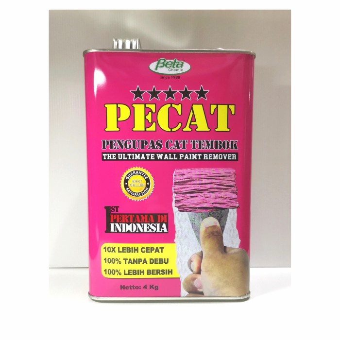 Jual Penghapus Cat tembok Paint Remover PECAT 4Kg Shopee Indonesia