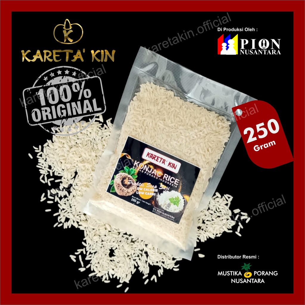 Jual Beras Porang KARETAKIN - Shirataki Konjac Rice 250 gr | Shopee