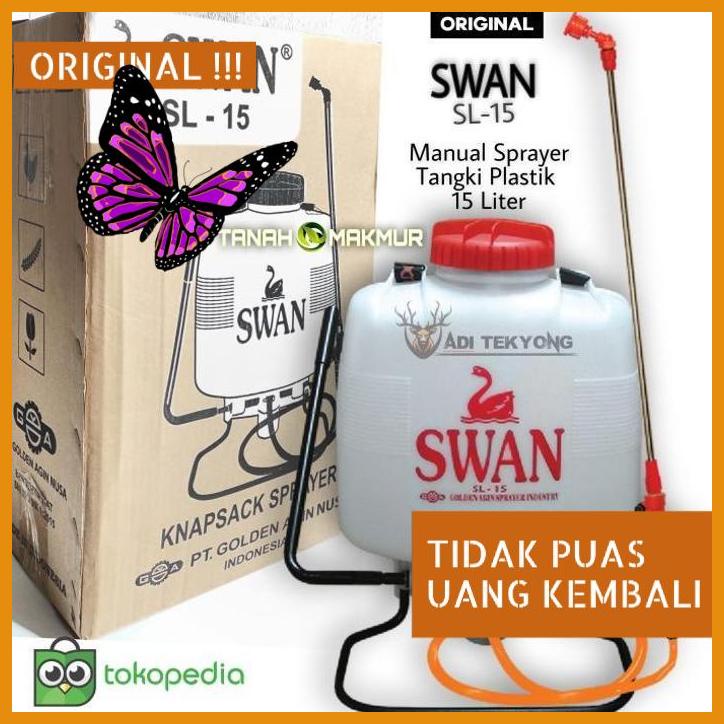 Jual Swan Sl Tangki Sprayer Pompa Manual Plastik Semprotan Liter Asli Shopee Indonesia