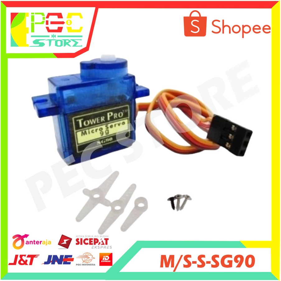 Jual SG90 TOWER PRO MICRO SERVO MOTOR AND ACCESSORIES | Shopee Indonesia