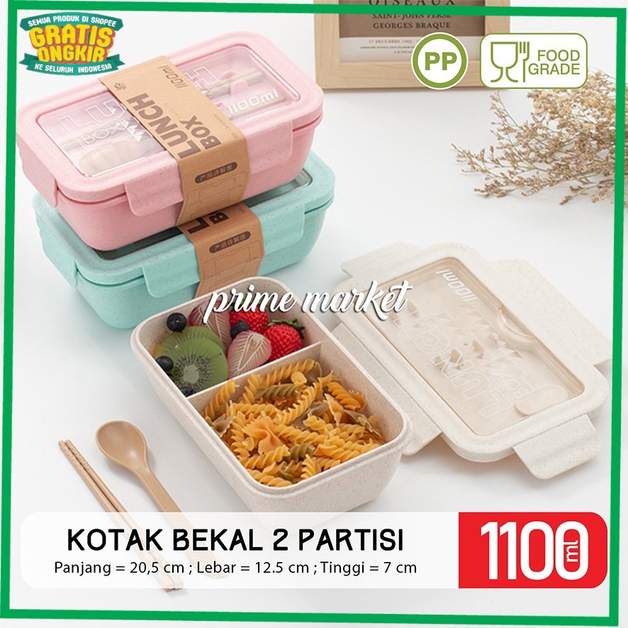 Jual Spesial Sales Promo Kotak Bekal Makan Kotak Makan Partisi