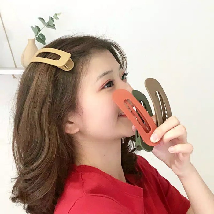 Jual Big Size Jepitan Rambut Jumbo Ukuran Besar Fashion Korea Style Jepit Rambut Duckbill