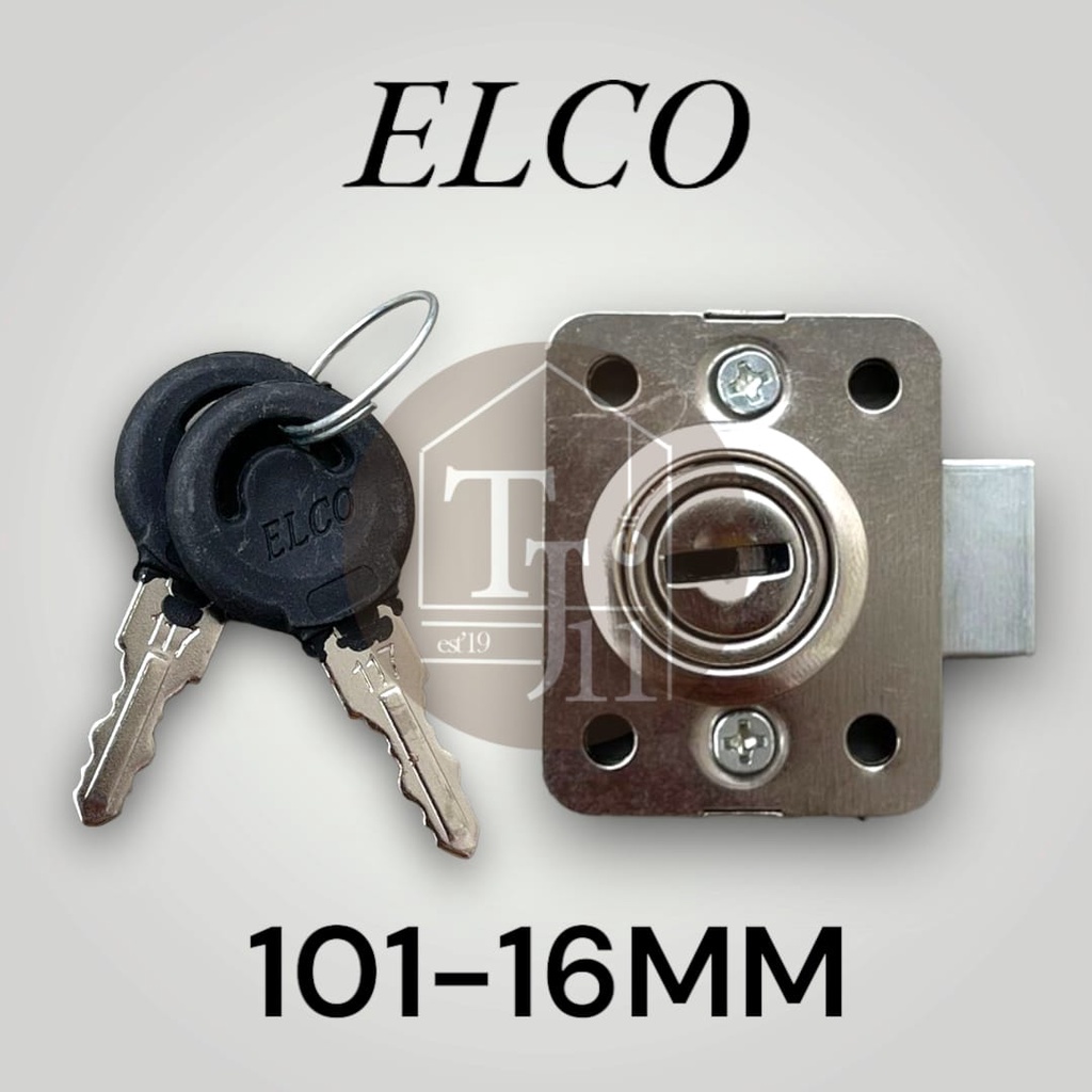 Jual KUNCI LACI LEMARI ELCO 101-16 MM / DRAWER LOCK ELCO 101-16MM PER 1 ...