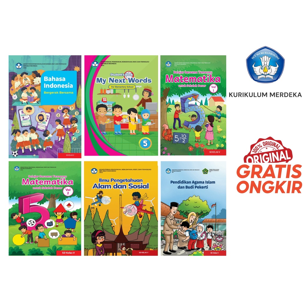 Jual Buku Siswa Kelas 5 Kurikulum Merdeka (Kurmer) | Shopee Indonesia