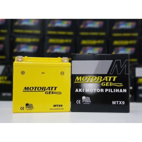 Jual Aki Kering Motobatt Gel MTX9 Motor Bajaj Pulsar 180 200 220