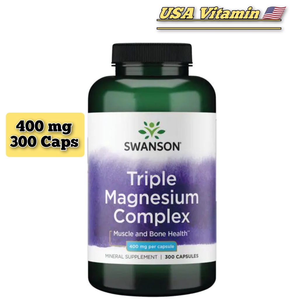 Jual Swanson Triple Magnesium Complex 400 mg 100 / 300 Capsules