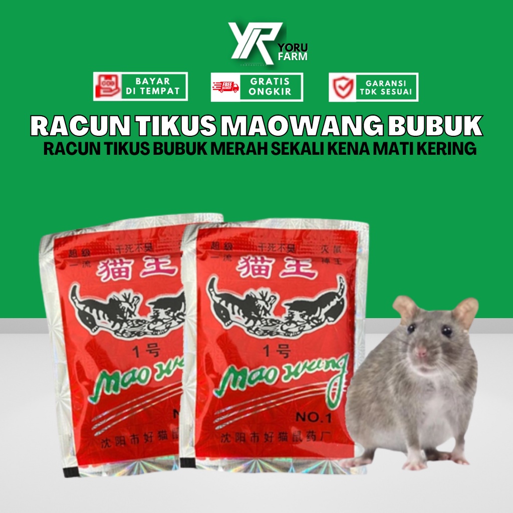 Jual Racun Tikus Mati Kering Dan Tidak Bau Mao Wang Racun Tikus Paling