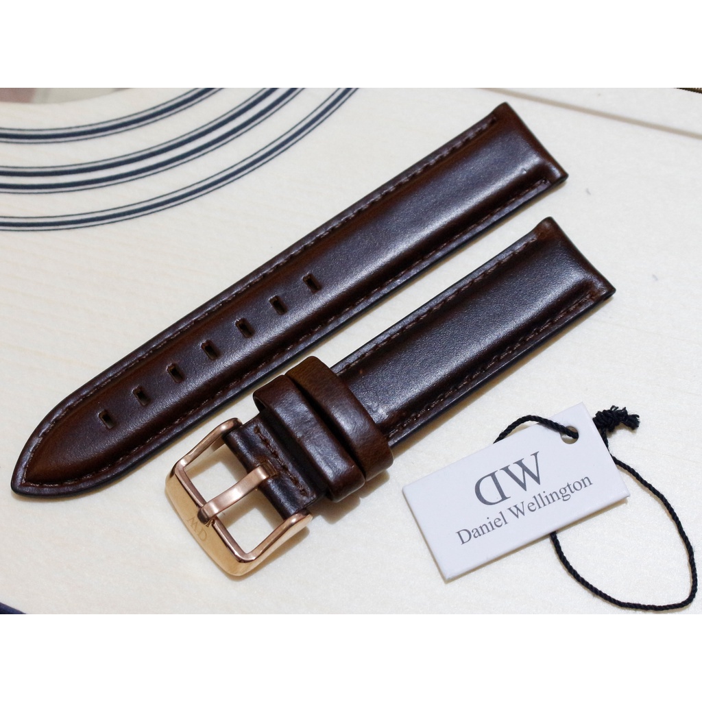 Tali Jam Tangan Strap Jam Daniel Wellington DW Leather Strap Daniel Wellington Jam Dw tali kulit 20mm