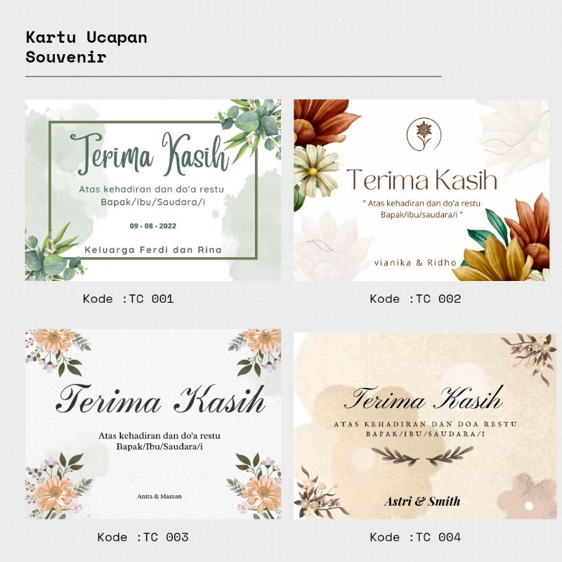 Jual Kartu ucapan souvenir | Shopee Indonesia