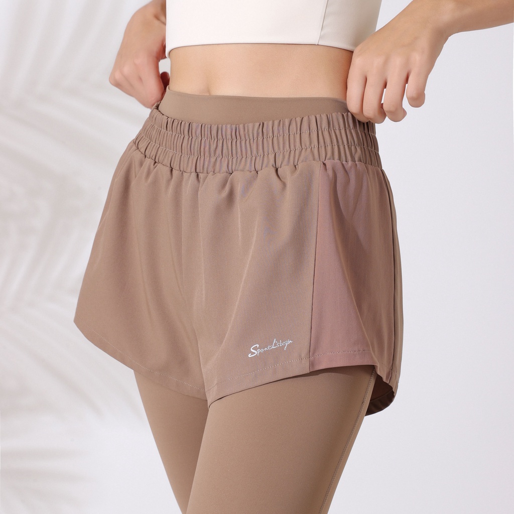Jual DERLA - PREMIUM GINNY COMBO SHORT+LEGGING - Olahraga Yoga Workout ...