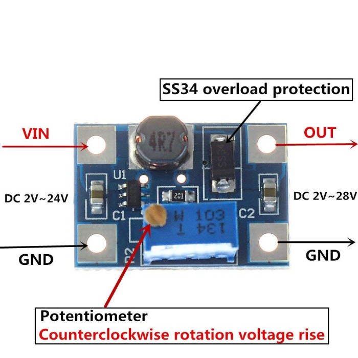 Jual A265 2a SX1308 step up DC-DC modul | Shopee Indonesia