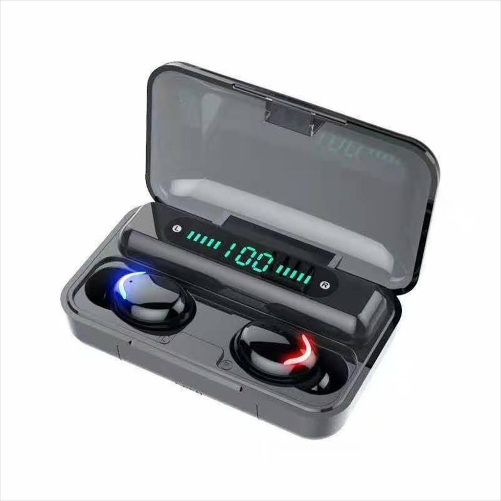 Jual Headset Bluetooth Earphone Wireless LED Power Display