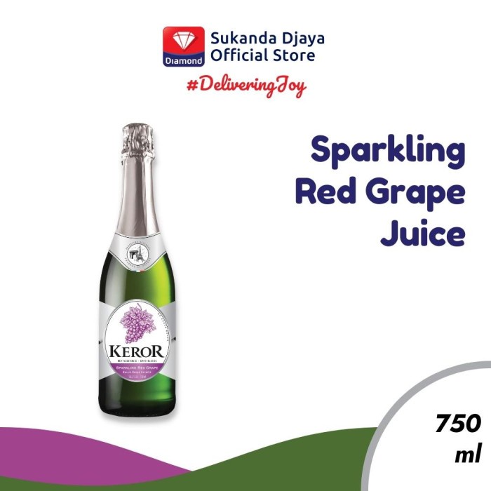 Jual Keror Sparkling Red Grape Juice 750 ml Shopee Indonesia