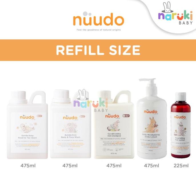 Jual Nuudo Baby Head To Toe / Bubbly Kids Body & Face Wash 475ml by ...