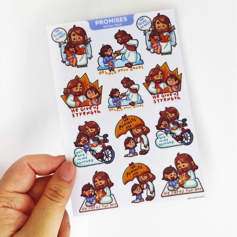 Jual DoubleNat Promise stickers - rohani kristen planner journal ...