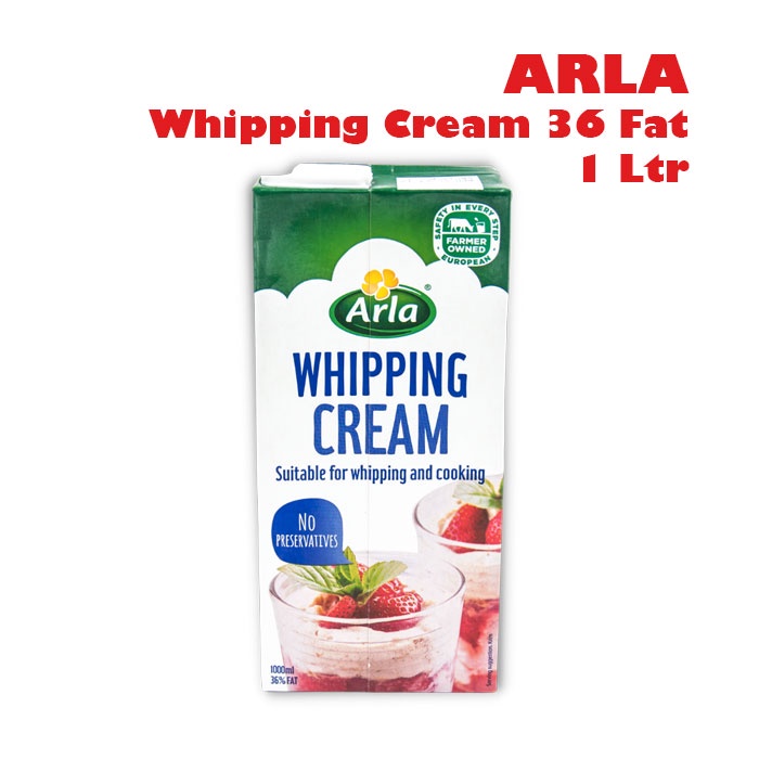 Jual ARLA Whipping WHIPPED Cream 36 Fat 1 Liter Shopee Indonesia