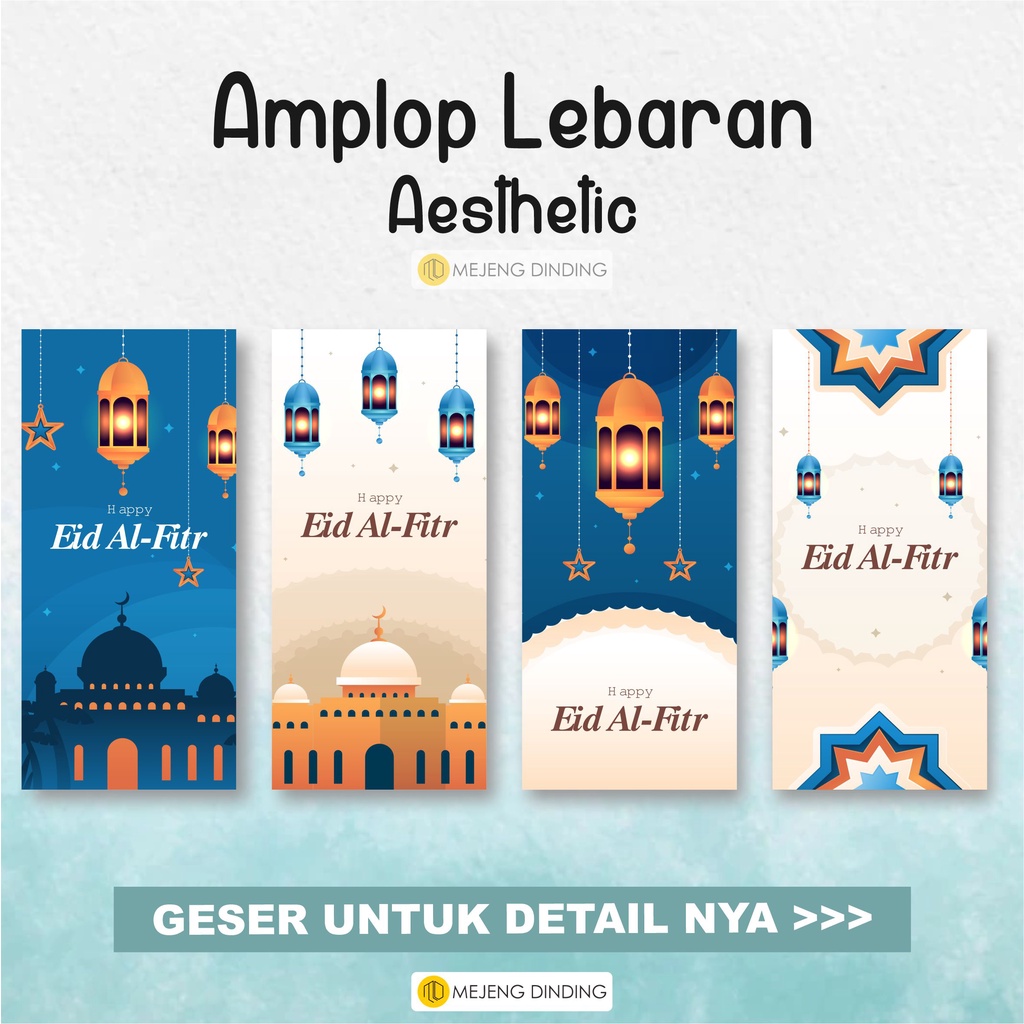 Jual AMPLOP LEBARAN AESTHETIC ISI 10 PCS / AMPLOP ANGPAO LEBARAN IDUL ...