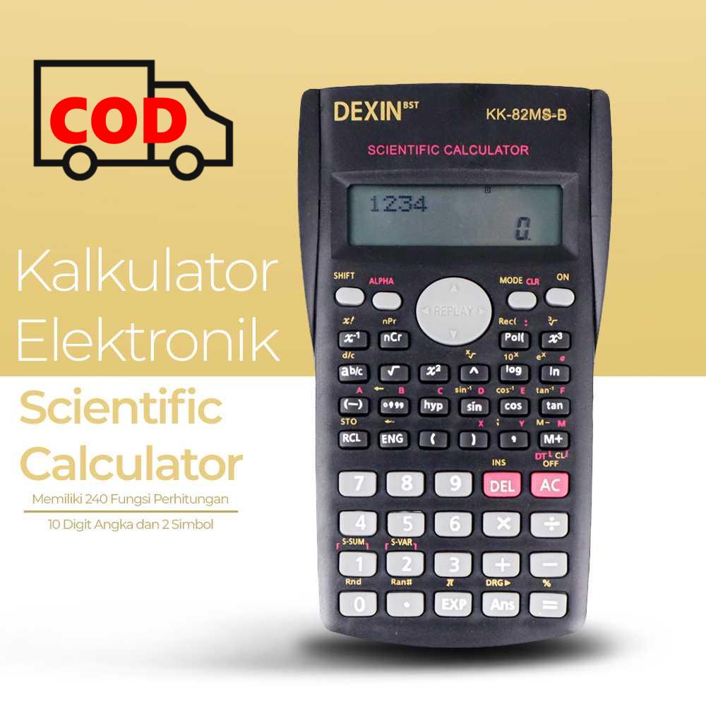 Jual Kalkulator Elektronik Scientific Calculator 10+2 Digits Dengan 240 ...