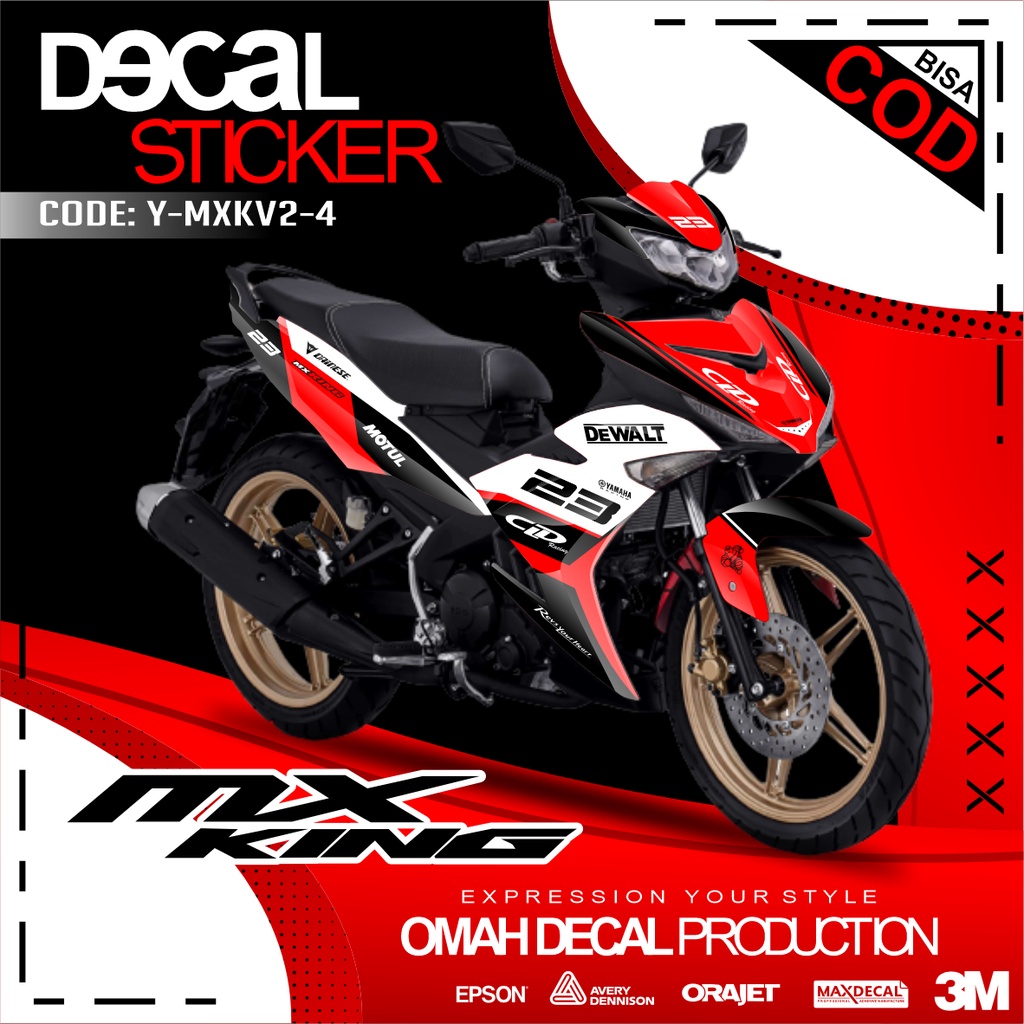 Jual DECAL STICKER MX KING YAMAHA FULL BODY STIKER YAMAHA MXKING CUSTOM ...