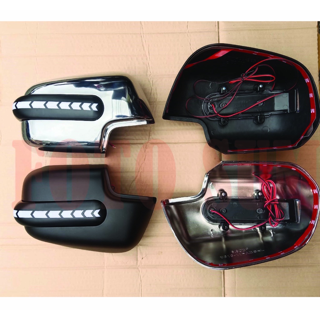 Jual Cover Spion Datsun Go Chrome Dan Hitam Lampu Panah Satu Set