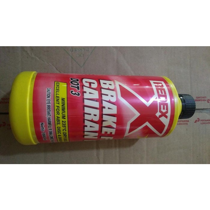 Jual Brake Fluid Minyak Cairan Rem Dot Redex Clear Putih Liter