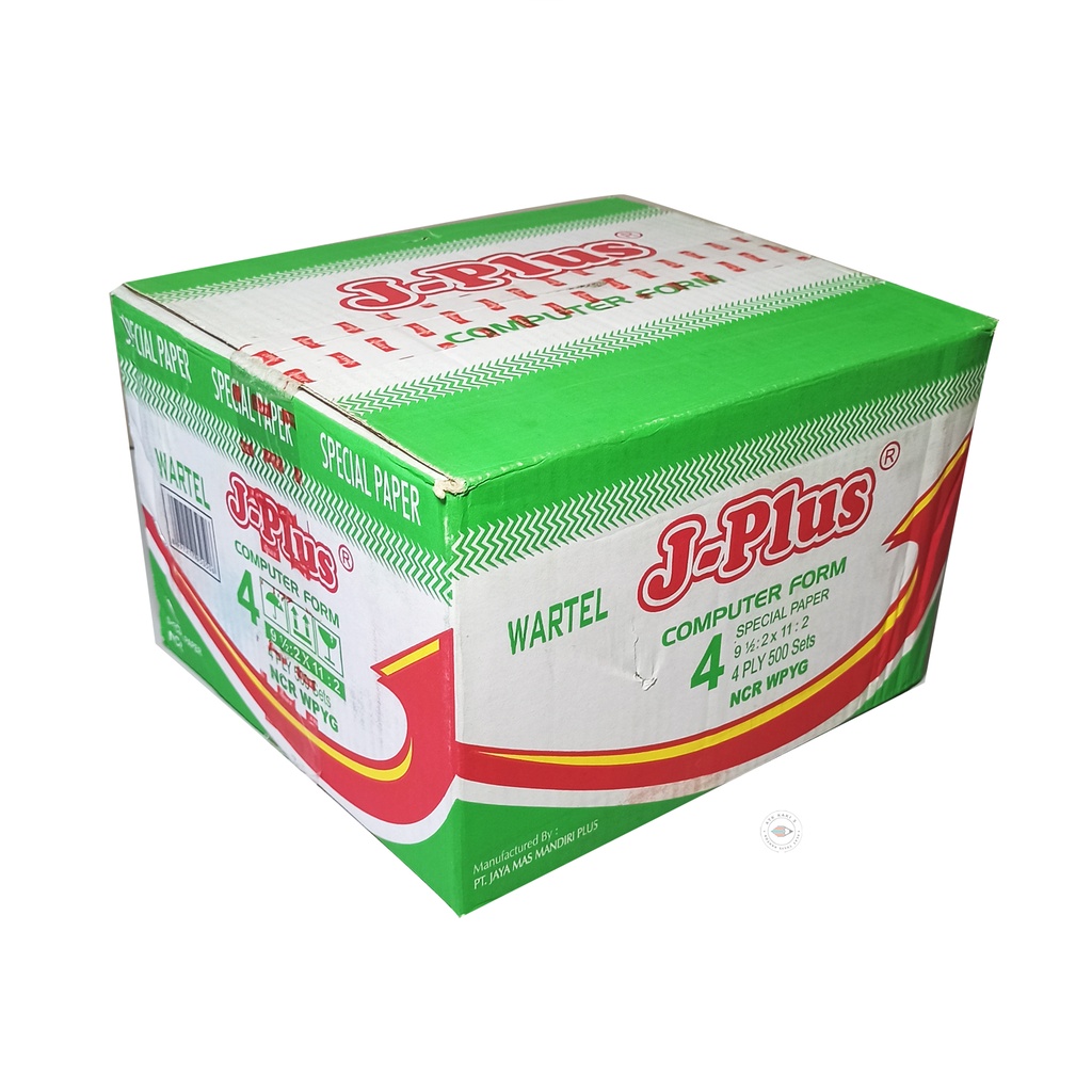 Jual J-PLUS - Continous Form 91/2 x 11/2 4Ply/2 ( K4 Wartel Jplus ...