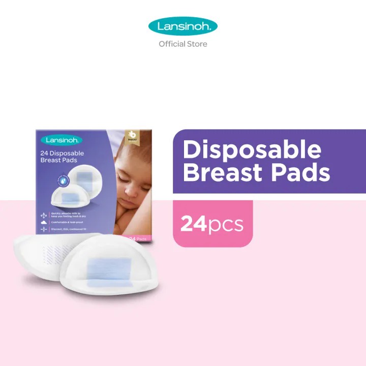 Jual LANSINOH Disposable Breast Pads (Pack Of 24) Shopee Indonesia