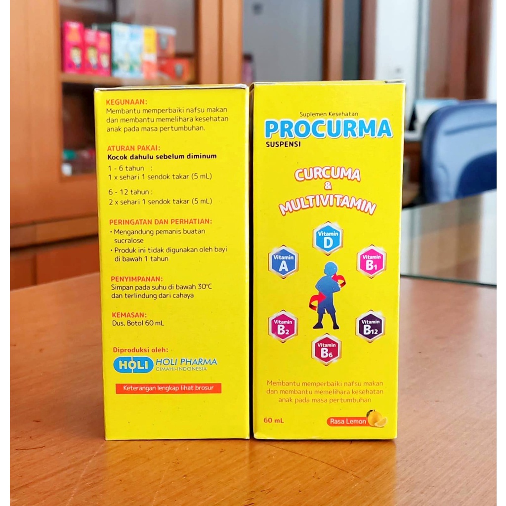 Jual Procurma Syrup 60 ml Multivitamin Penambah Nafsu Makan Anak ...