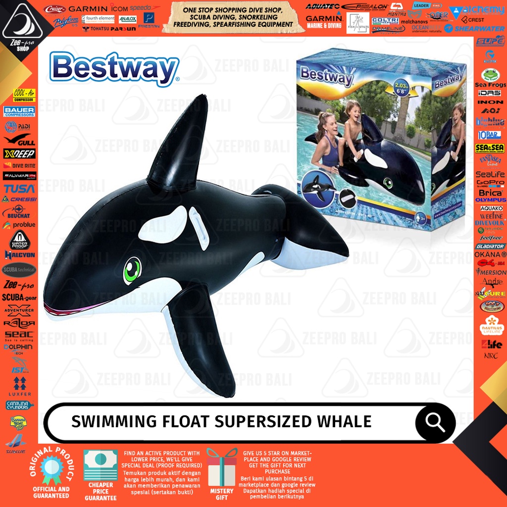 Jual Pelampung renang anak floaties Whale Supersized Bestway Kids ...