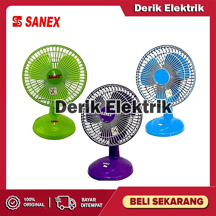 Jual Kipas Angin Meja Sanex 6 Inch Desk Fan Kipas Angin Berdiri Kipas Angin Duduk Murah Shopee 3040