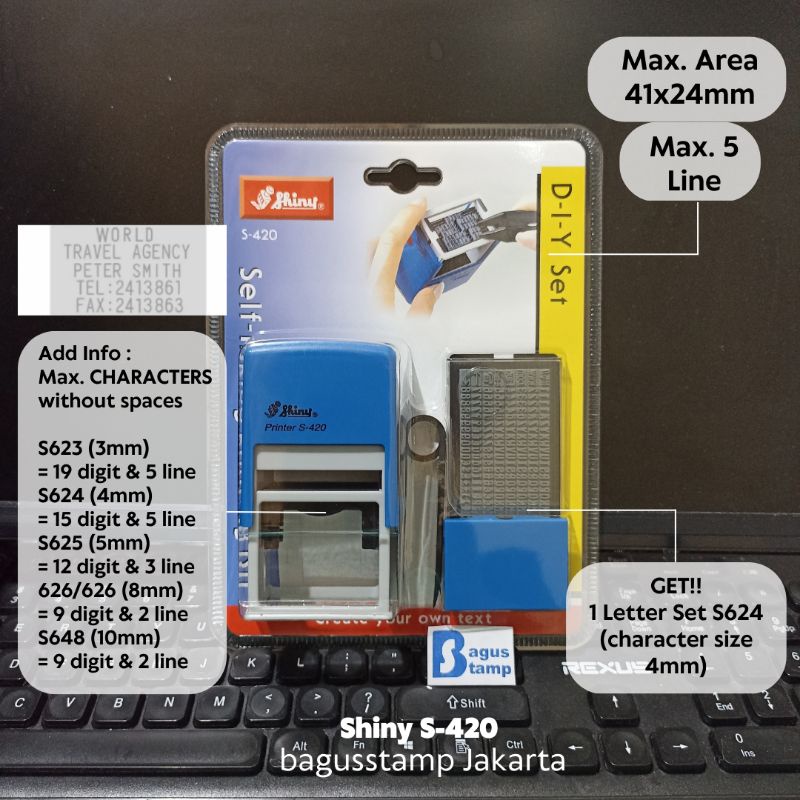 Jual Stempel Expired dengan Kode Produksi Shiny S882 S883 S420 S884 ...