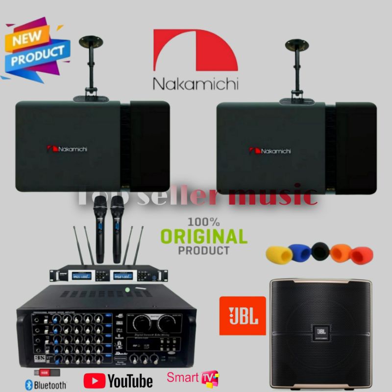 Jual PAKET SOUND KARAOKE NAKAMICHI 10 INCH JAPAN + SUBWOOFER JBL 12INCH
