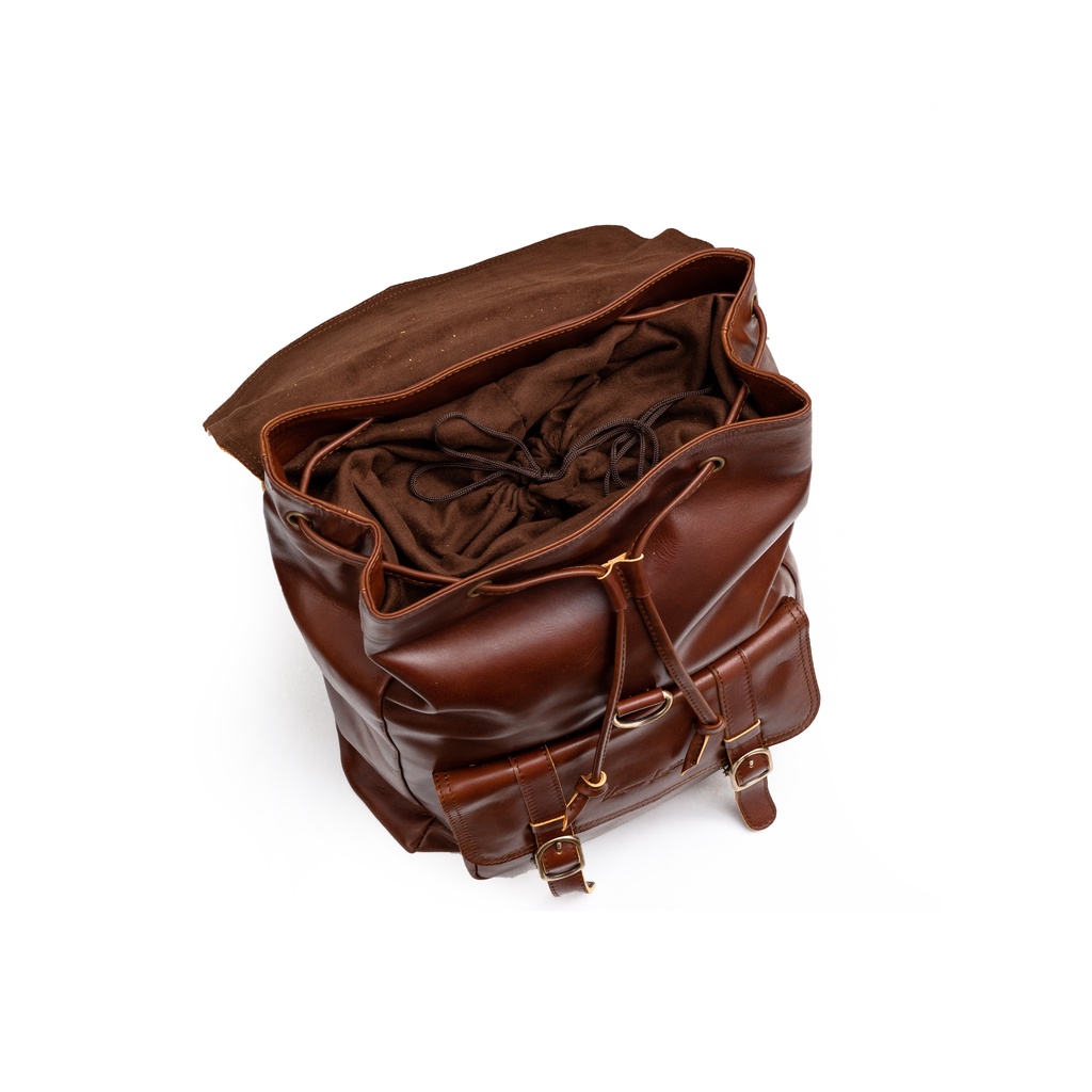 Jual Backpack Kulit Asli - RANSEL TRAVEL - Kenes Leather | Shopee Indonesia
