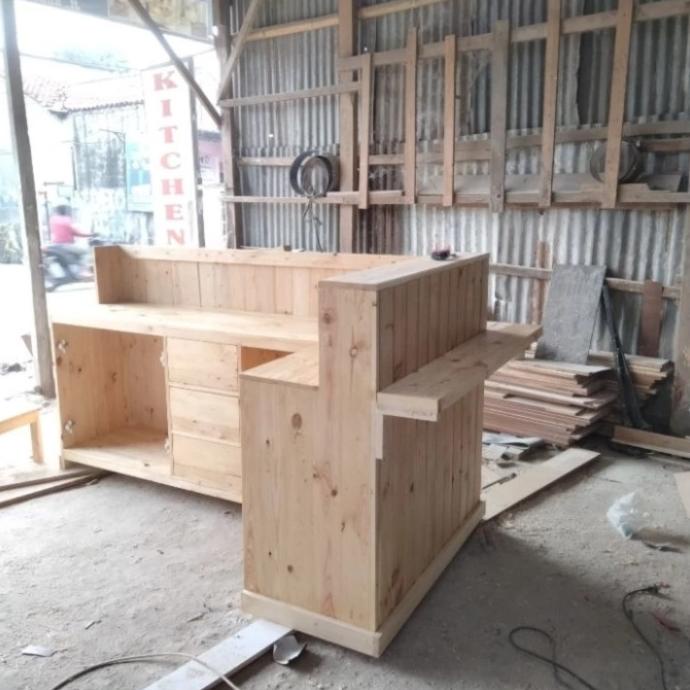 Jual Meja Bar Cafe Kayu Minimalis Meja Bar Kayu Jati Belanda