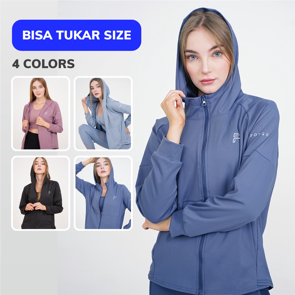 Jual Forge Activewear - T Aria Jaket Olahraga Wanita - Baju Olah Raga ...