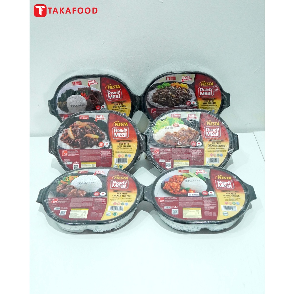 Jual Fiesta Ready Meal Beef Rendang With Rice S Box Shopee Indonesia 