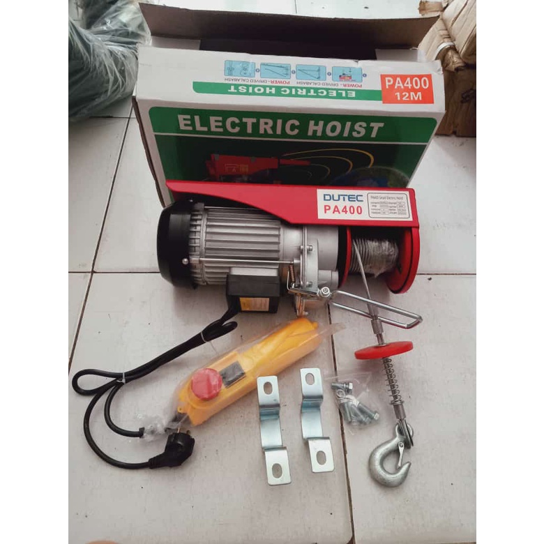 Jual Katrol Mini Listrik /ELECTRIC WIRE ROPE Electric Chain Hoist PA400 ...