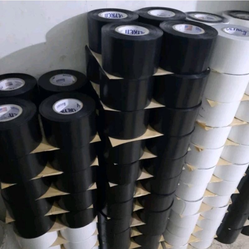 Jual Polyken Wrapping Tape Hitam dan Putih 4 in x 100 feet-Isolasi Pipa ...