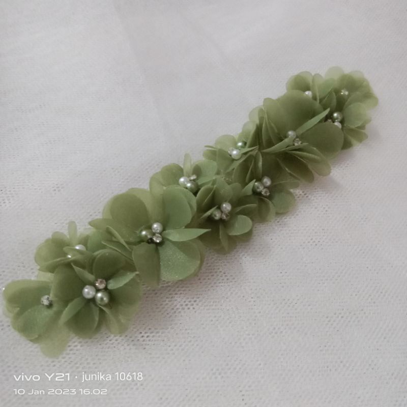 Jual Bunga rangkai organza ukuran -+20cm | Shopee Indonesia